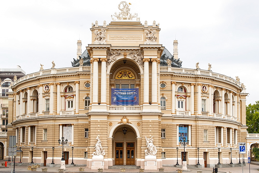 The Odessa Opera house and ballet theater in Odessa, Ukraine, Europe