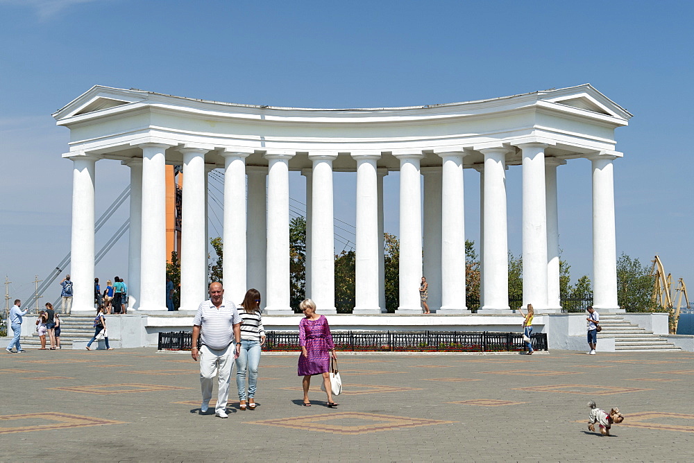 The colonnade monument in Odessa, Ukraine, Europe