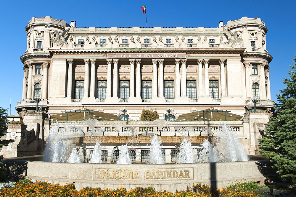 Palatul Cercul Militar National, cultural headquarters of the Romanian Army, Bucharest, Romania, Europe