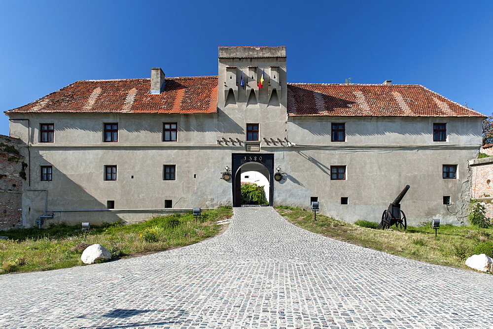 Entrance to the citadel of Brasov, a city in the central Transylvania region of Romania, Europe