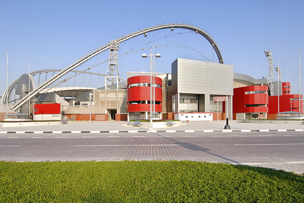 The Khalifa stadium, centrepiece of the 15th Asian Games to be held in Doha, Qatar in December 2006.