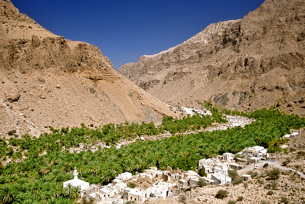 View of Wadi Tiwi in Oman.