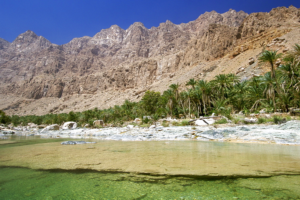 Scenery in Wadi Tiwi Oman.