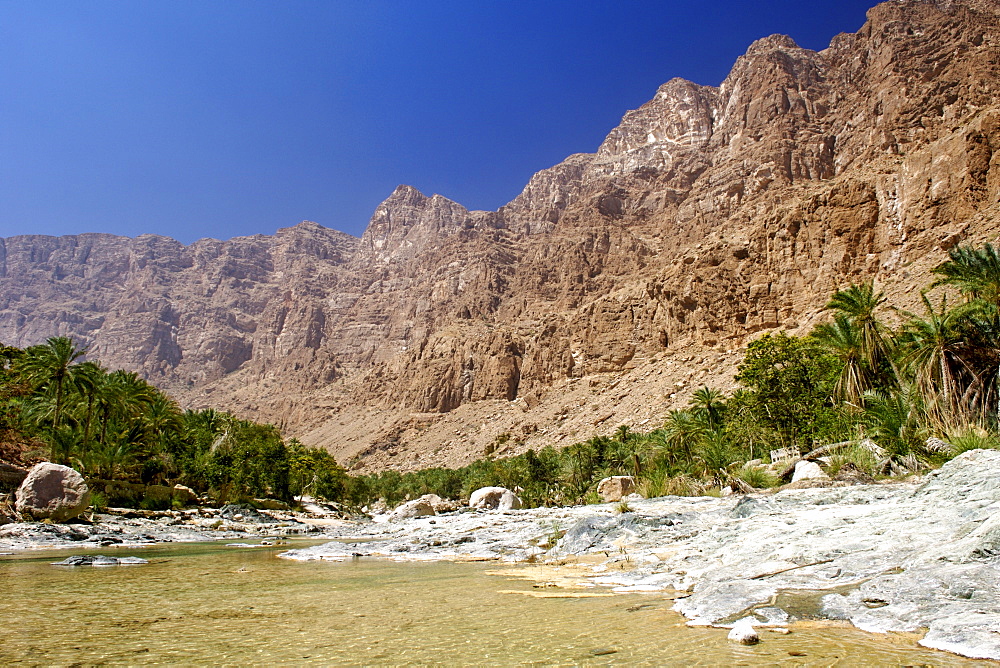 Scenery in Wadi Tiwi Oman.