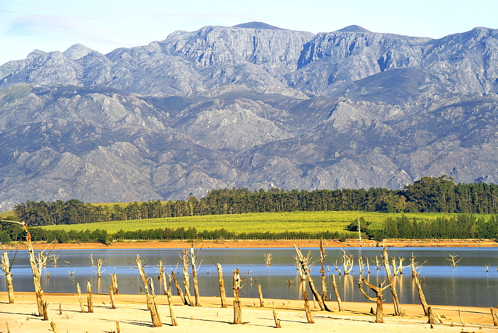 Theewaterskloof dam in the Western Cape, South Africa.