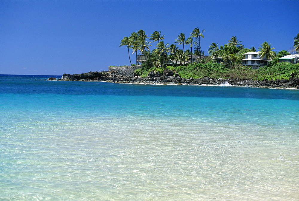 Waimea Bay on the north shore, a surfing mecca, Oahu, Hawaii, Hawaiian Islands, United States of America (U.S.A.), North America