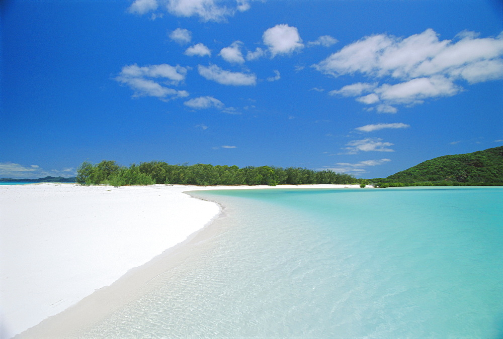 Whitehaven Beach on the east coast, Whitsunday Island, Queensland, Australia