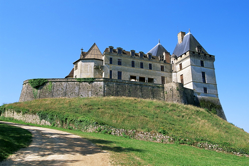 Chateau at Biron, southwest of Bergerac, Lot-et-Garonne, Aquitaine, France, Europe