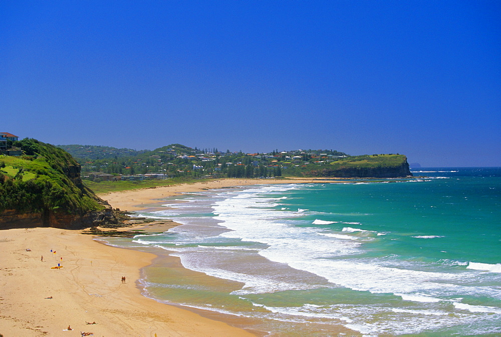 Warriwood, one of Sydney's northern surf beaches, Sydney, New South Wales, Australia