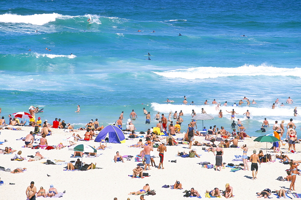 The beach at Tamarama, south of Bondi in the eastern suburbs, Sydney, New South Wales, Australia, Pacific