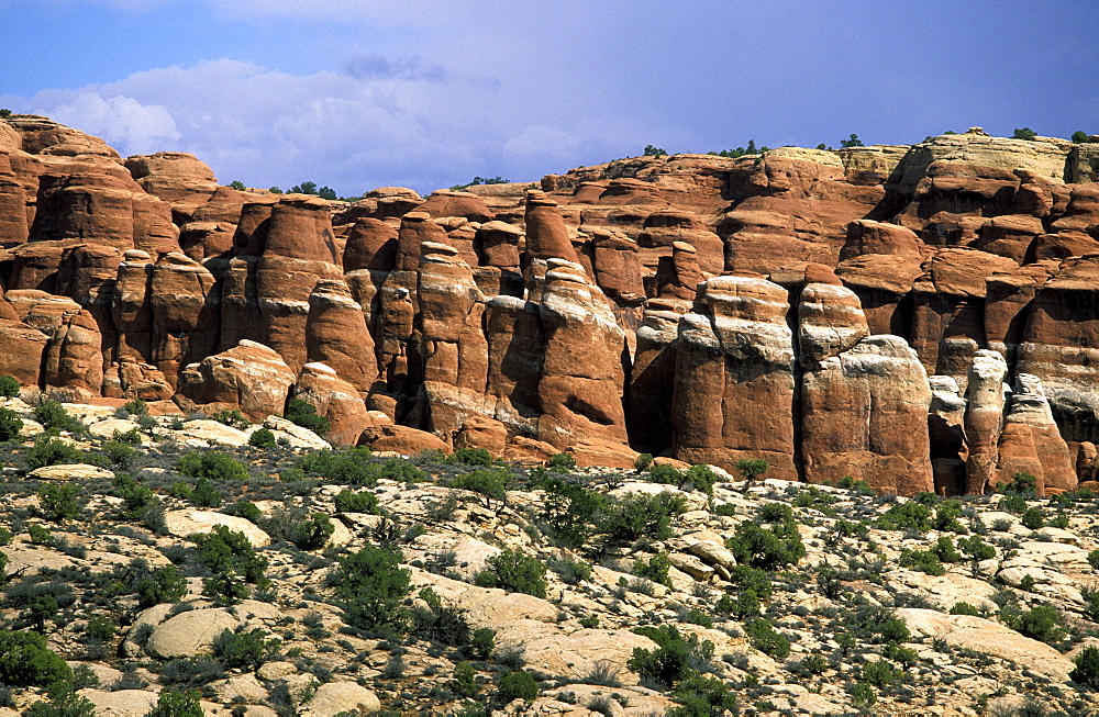 The 'Fiery Furnace', Arches National Park, Utah, UsaThe 'Fiery Furnace' area in this spectacular park of eroded formations, including over 2000 arches