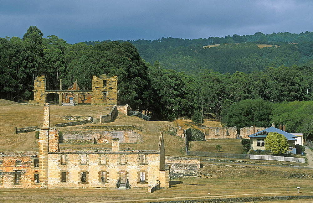 Port Arthur Historic Site, the notorious 19th century penal colony and scene of the tragic 1996 gun massacre, Port Arthur, south east, Tasmania, Australia, Pacific