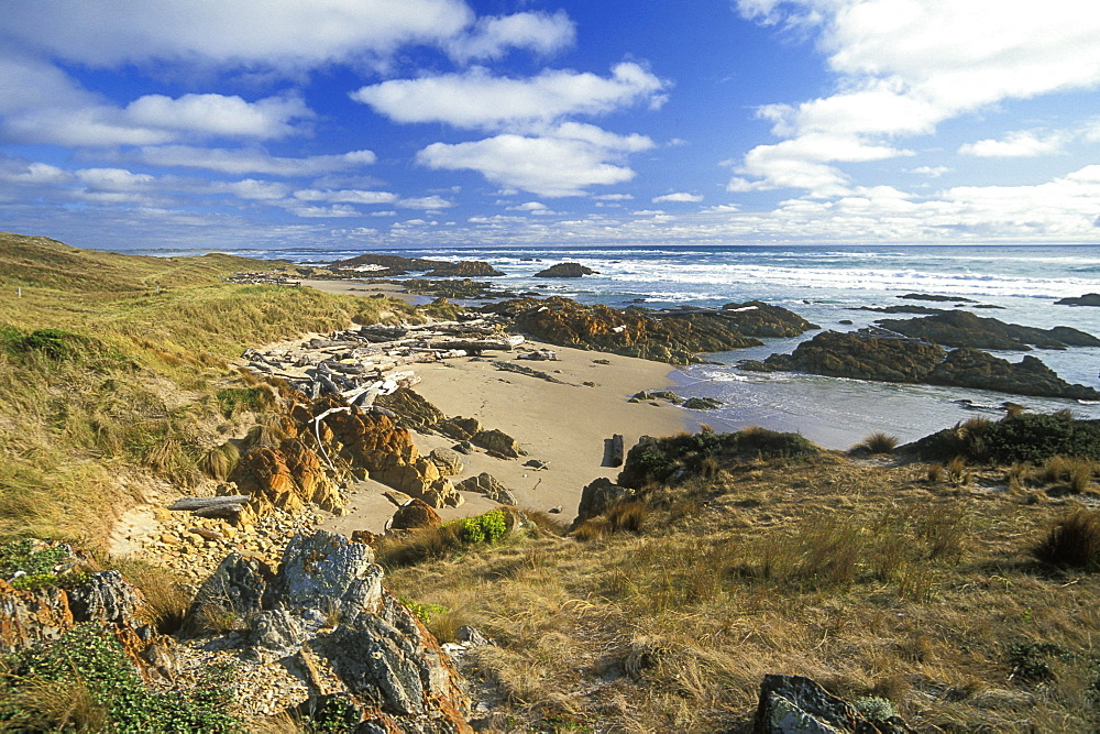 Gardiner Point, known as 'The Edge of the World' (from here the ocean is uninterrupted to Argentina), Arthur River, North West, Tasmania, Australia, Pacific