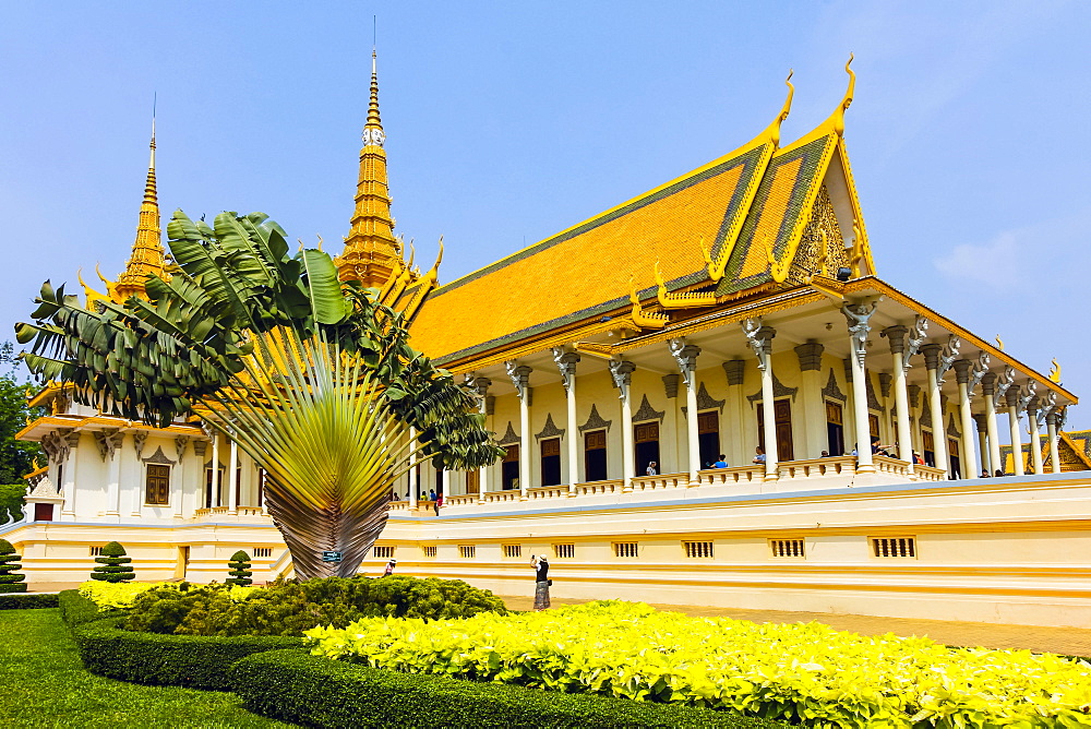 Preah Tineang Tevea Vinichhay, Royal Palace Throne Hall and place of Coronation, Royal Palace, city centre, Phnom Penh, Cambodia, Indochina, Southeast Asia, Asia