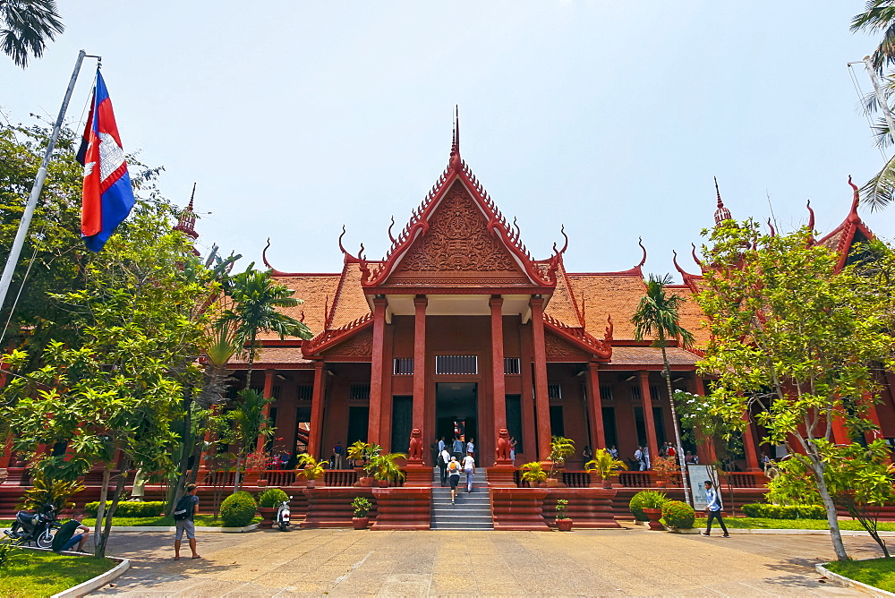 The 1920s National Museum of Cambodia, a large collection of historic Khmer artefacts, Preah Ang Eng St, Phnom Penh, Cambodia, Indochina, Southeast Asia, Asia