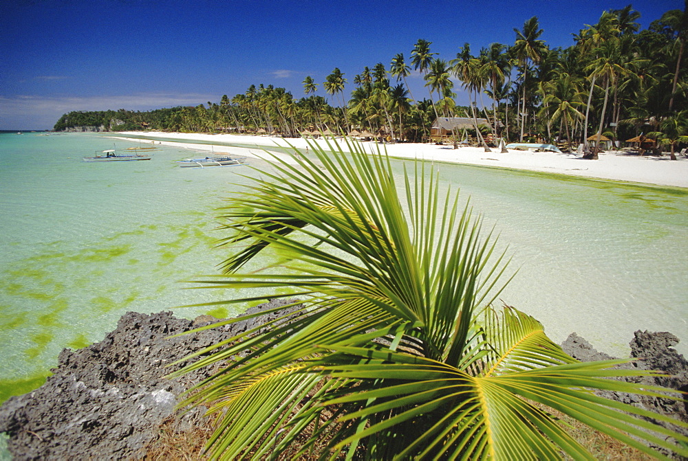 West coast beach, Boracay, island off the coast of Panay, Philippines