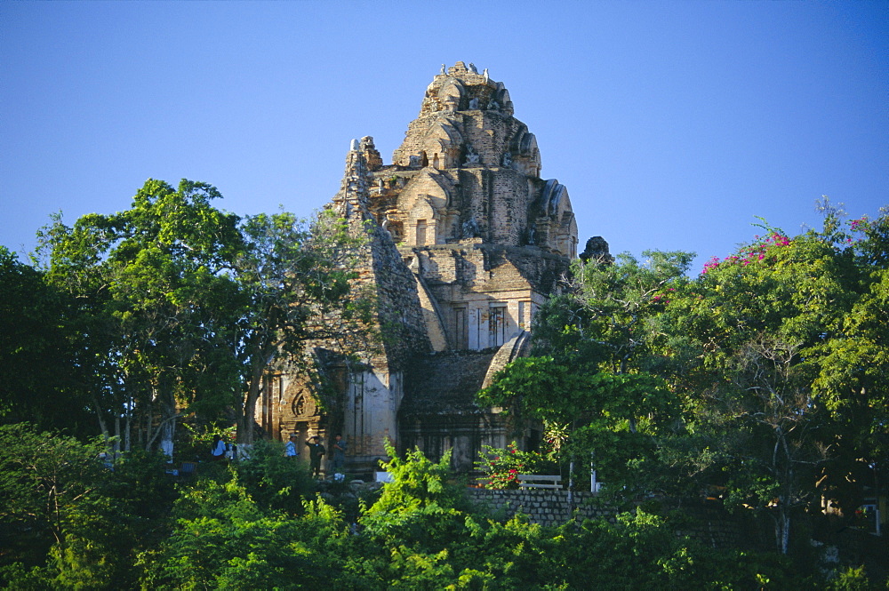 Cham Towers of Po Nagar, built between 7th and 12th centuries by the Cai River, Nha Trang, Vietnam, Indochina, Southeast Asia, Asia