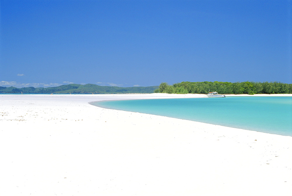 Whitehaven Beach on the east coast, Whitsunday Island, Queensland, Australia