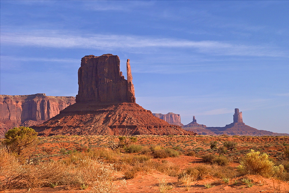 Dawn over Monument Valley Navajo Tribal Park, Utah, United States of America, North America