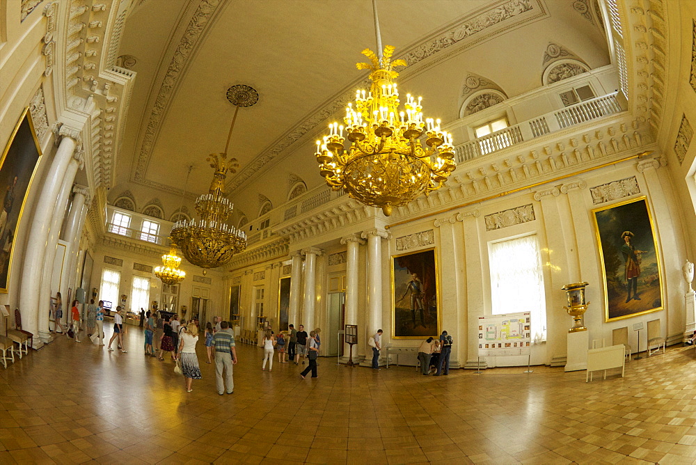 Interior of the Winter Palace, State Hermitage Museum, Winter Palace, St. Petersburg, Russia, Europe