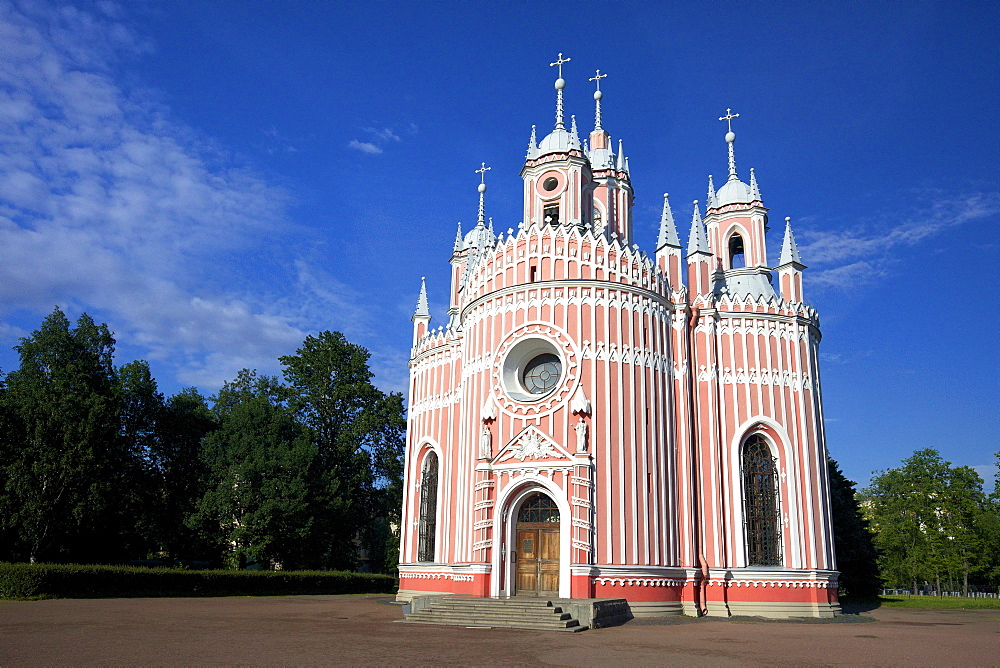 Chesma (Chesme) Church, Russian Orthodox, St. Petersburg, Russia, Europe 