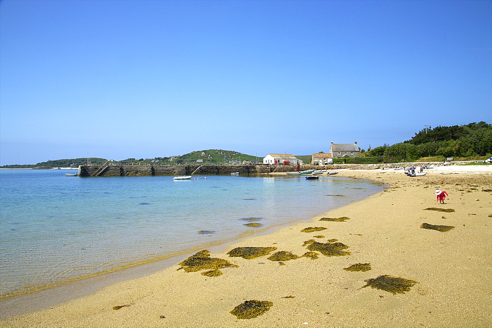 New Grimsby Quay, Isle of Tresco, Isles of Scilly, United Kingdom, Europe 