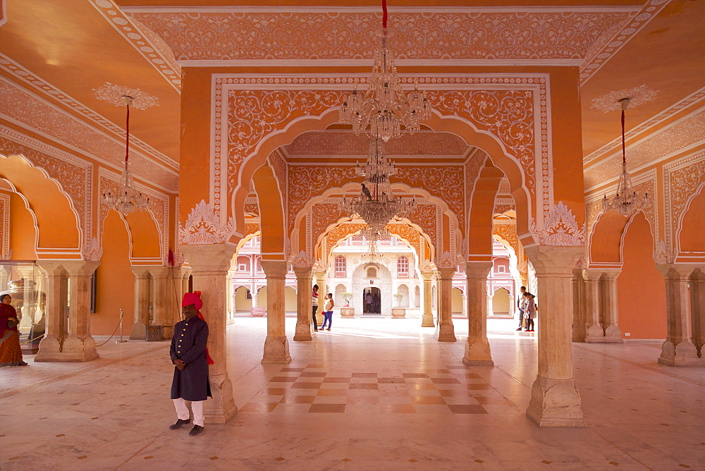 Hall of Public Audience (Diwan-e-Khas), City Palace, Jaipur, Rajasthan, India, Asia