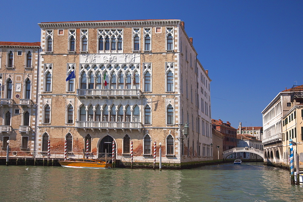 Ca Foscari, Grand Canal, Venice, UNESCO World Heritage Site, Veneto, Italy, Europe