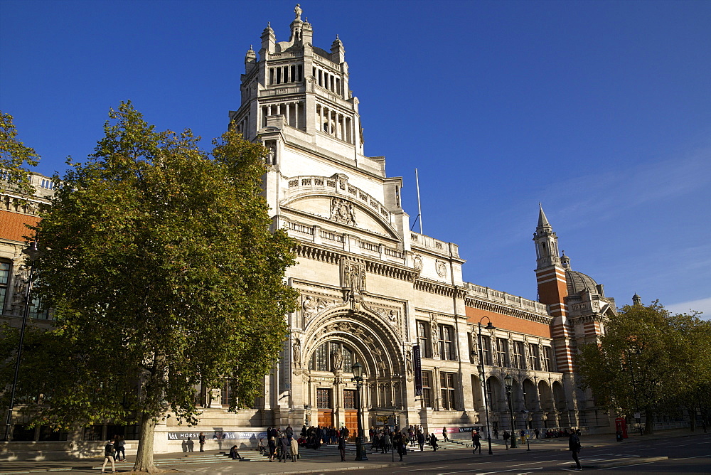 Main entrance, Victoria and Albert Museum, South Kensington, London, England, United Kingdom, Europe