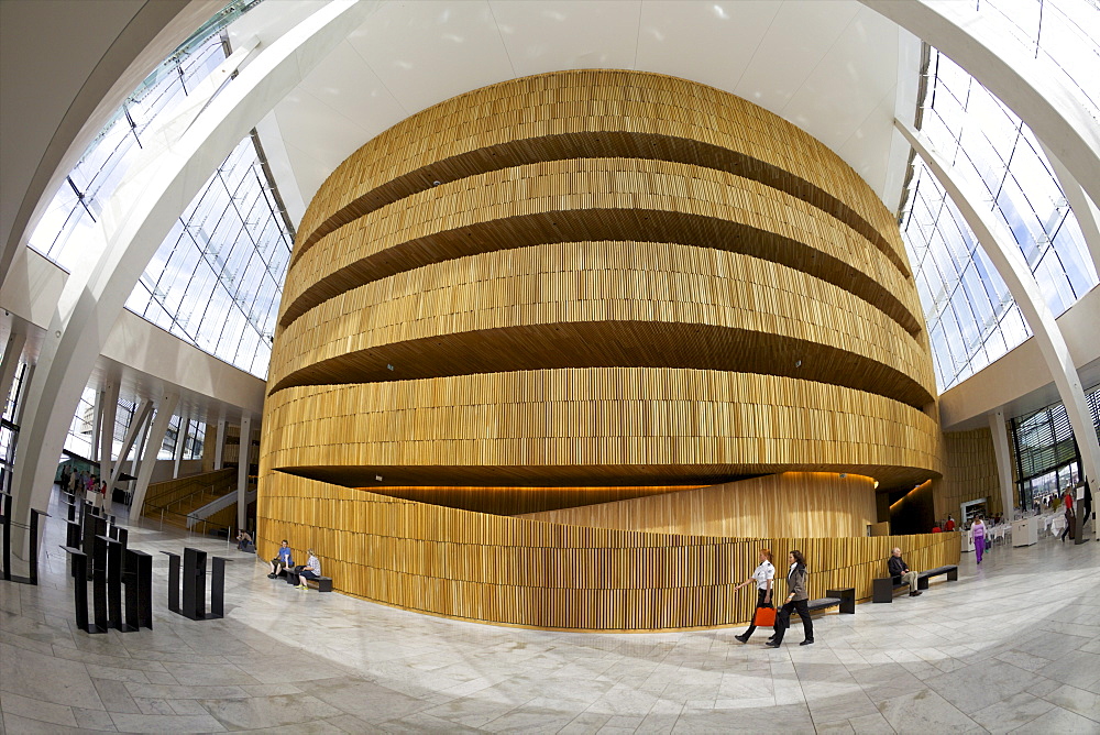 Oslo Opera house interior auditorium, city centre, Oslo, Norway, Scandinavia, Europe