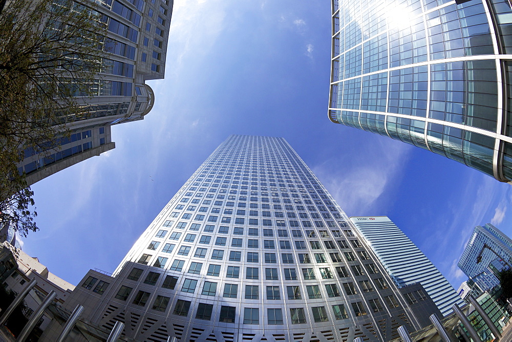 Canada Square, Canary Wharf, West India Docks, Docklands, London, England, United Kingdom, Europe