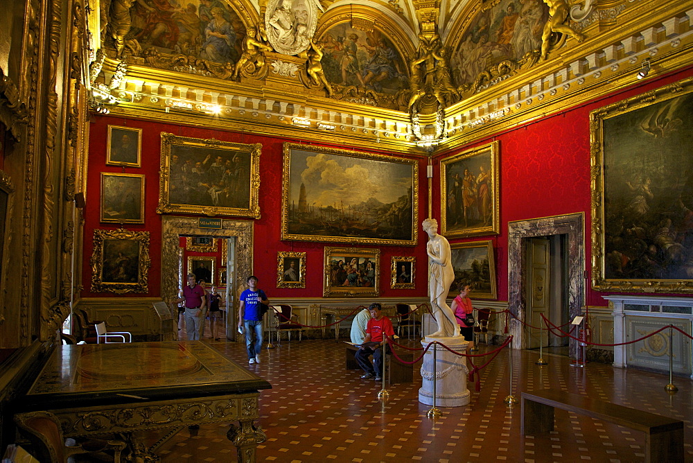 Royal Apartments, Palazzo Pitti, Florence, UNESCO World Heritage Site, Tuscany, Italy, Europe