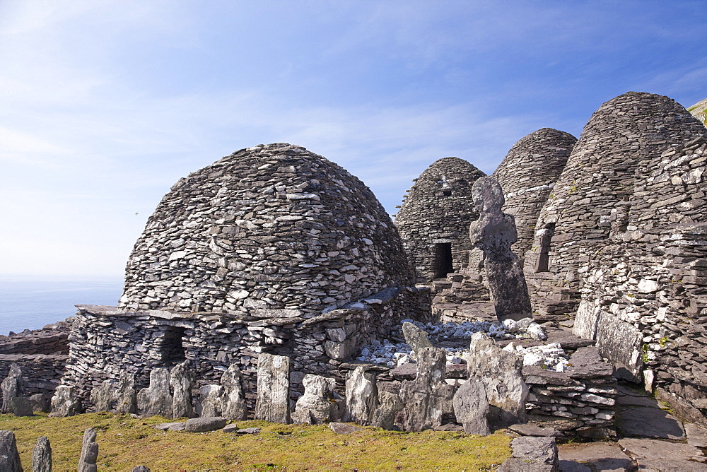 Celtic Monastery, Skellig Michael, UNESCO World Heritage site, County Kerry, Munster, Republic of Ireland, Europe