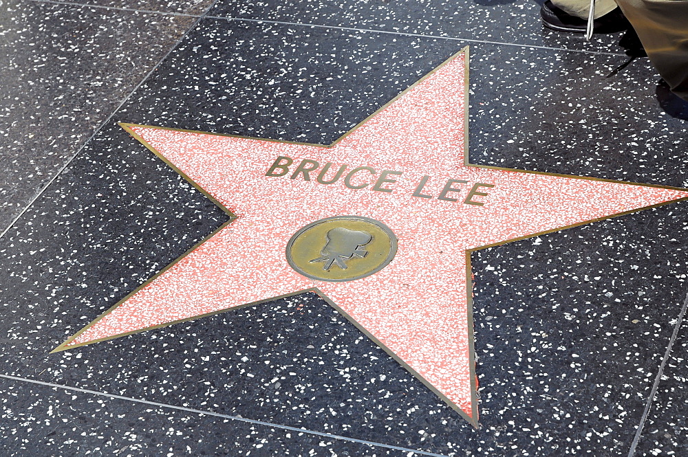 Walk of Fame, BRUCE LEE, Hollywood Boulevard, Los Angeles, California, USA