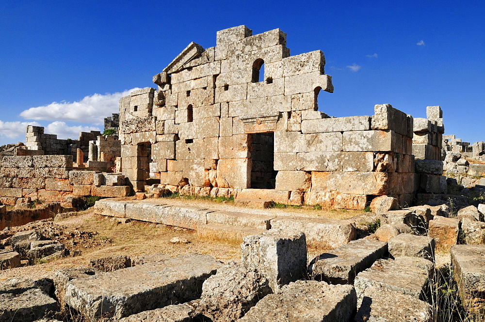 Byzantine ruin at the archeological site of Serjilla, Dead Cities, Syria, Middle East, West Asia