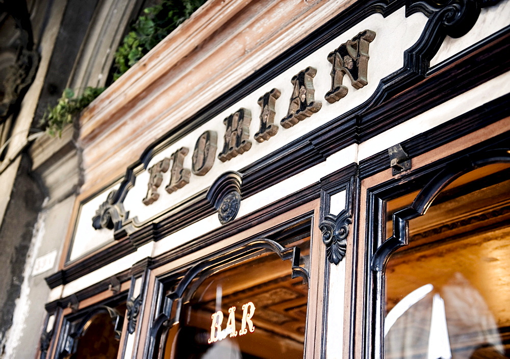 Caffe Florian on St. Mark's Square, Venice, Veneto, Italy, Europe