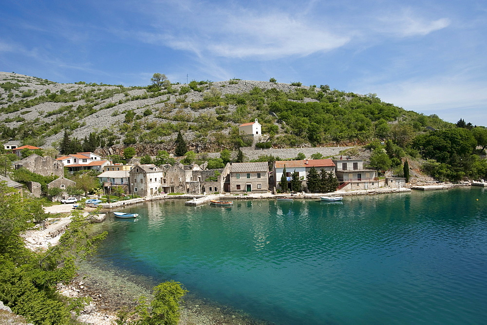 Adriatic bay, Tribanj Lisarica, Croatia, Europe