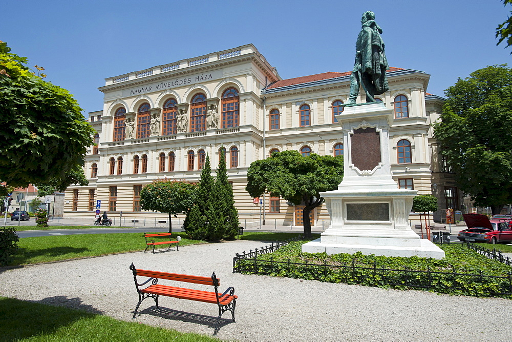 Magyar Mueveloedes Haza, concert hall, Liszt House, Sopron, Hungary, Europe