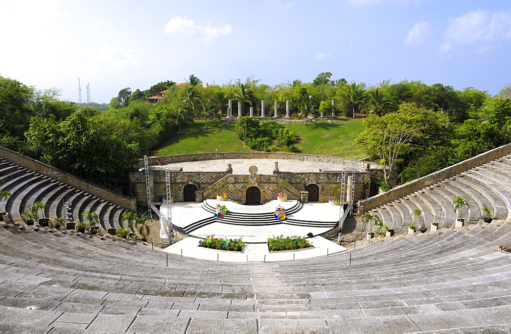 Amphitheater in the artist village of Altos de Chavon, Dominican Republic, the Caribbean