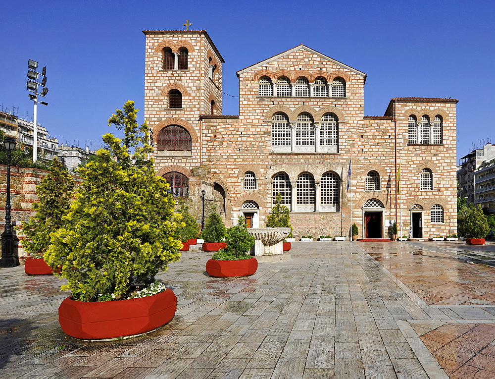 Cathedral of Agios Dimitrios or Agios Demetrios, Thessaloniki, Chalkidiki, Macedonia, Greece, Europe