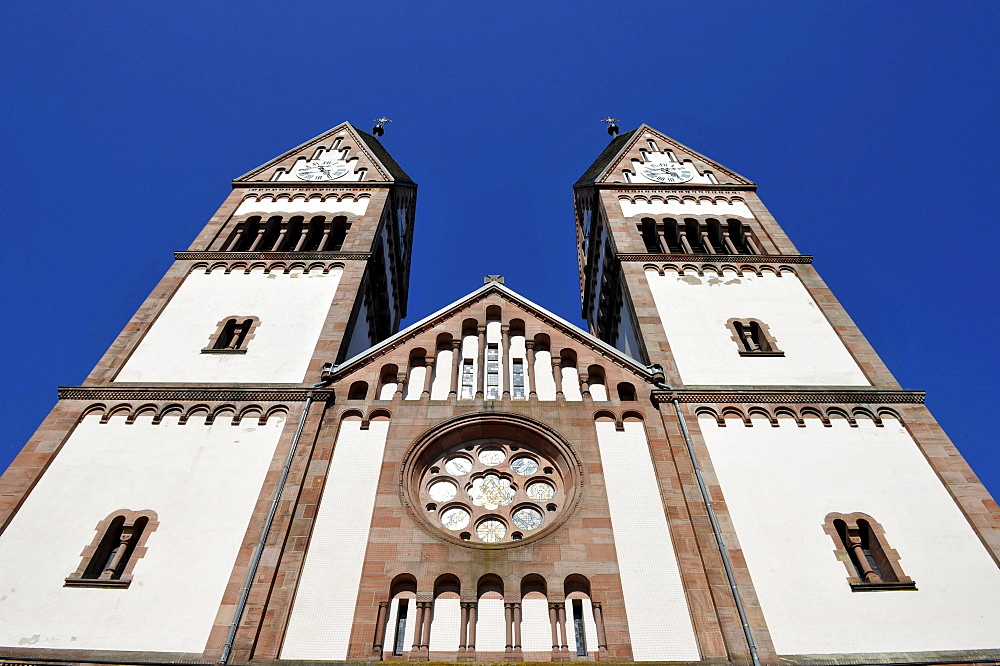 Catholic Dreifaltigkeitskirche church, Offenburg, Baden-Wuerttemberg, Germany, Europe