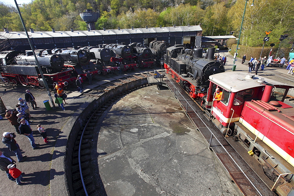 Steam Locomotive Festival, Railway Museum, Dahlhausen, Bochum, North Rhine-Westphalia, Germany, Europe