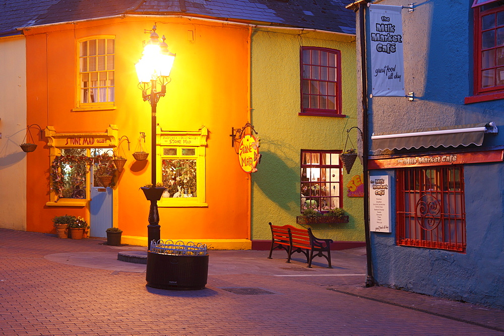 Evening in the center of Kinsale, County Cork, Republic of Ireland, British Isles, Europe