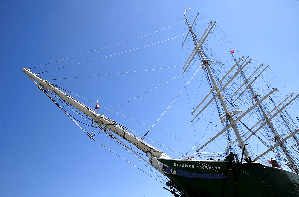 Museum ship Rickmer Rickmers, Hamburg, Germany, Europe