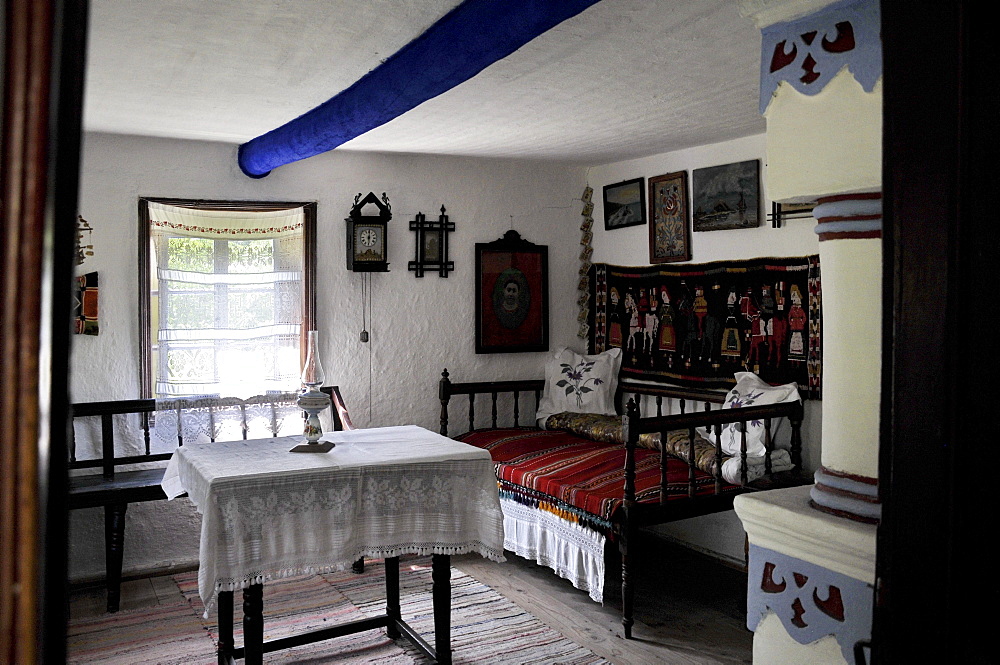 Interior, Village Museum Muzeul National al Satului Dimitrie Gusti, Bucharest, Romania, Europe