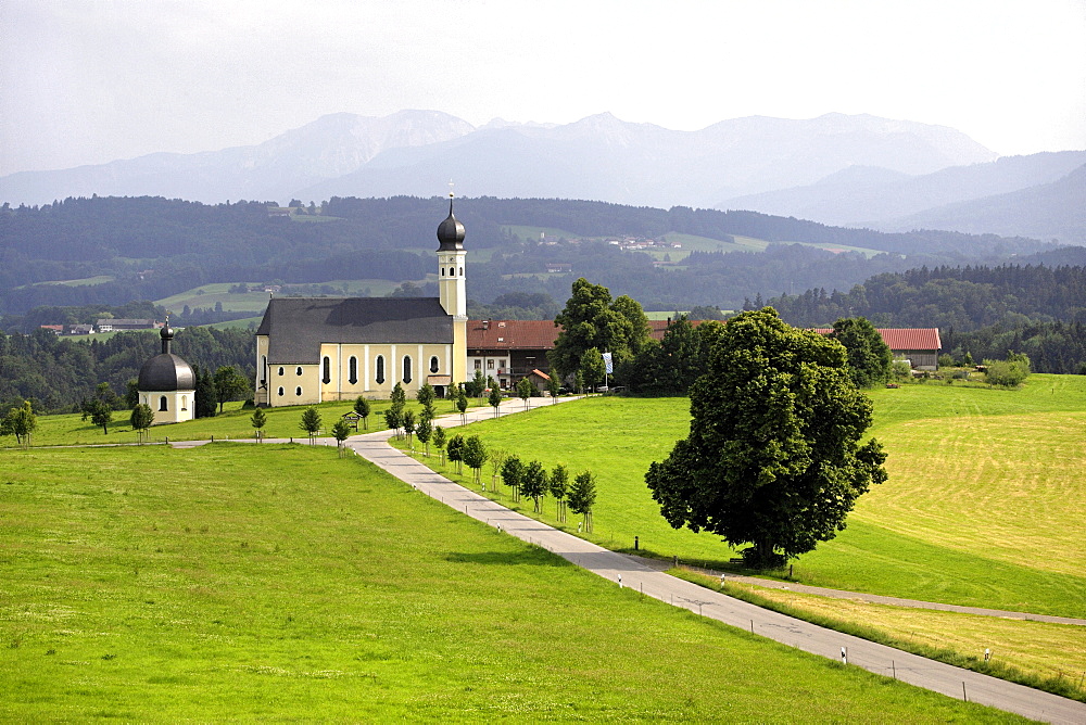 Wilparting chapel church, Irschenberg, Bavaria, Germany, Europe