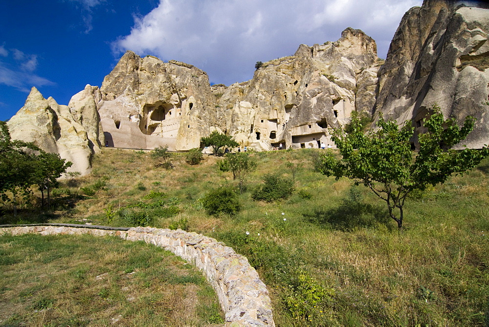 Rock churches in the open air museum, UNESCO World Heritage Site, Goreme, Cappadocia, central Anatolia, Turkey, Asia