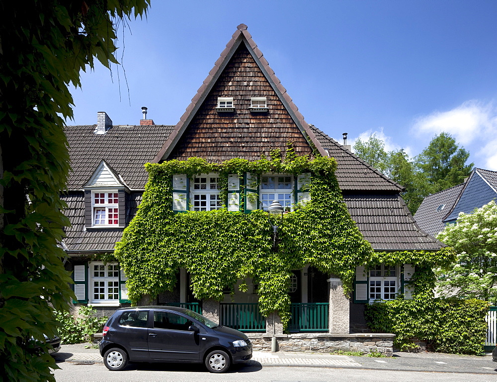 Gartenstadt Margarethenhoehe garden city, Essen, Ruhrgebiet region, North Rhine-Westphalia, Germany, Europe