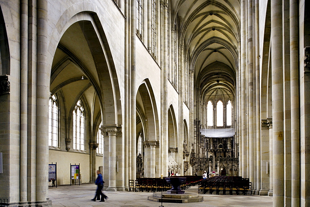 Interior, cathedral, Magdeburg, Saxony-Anhalt, Germany, Europe