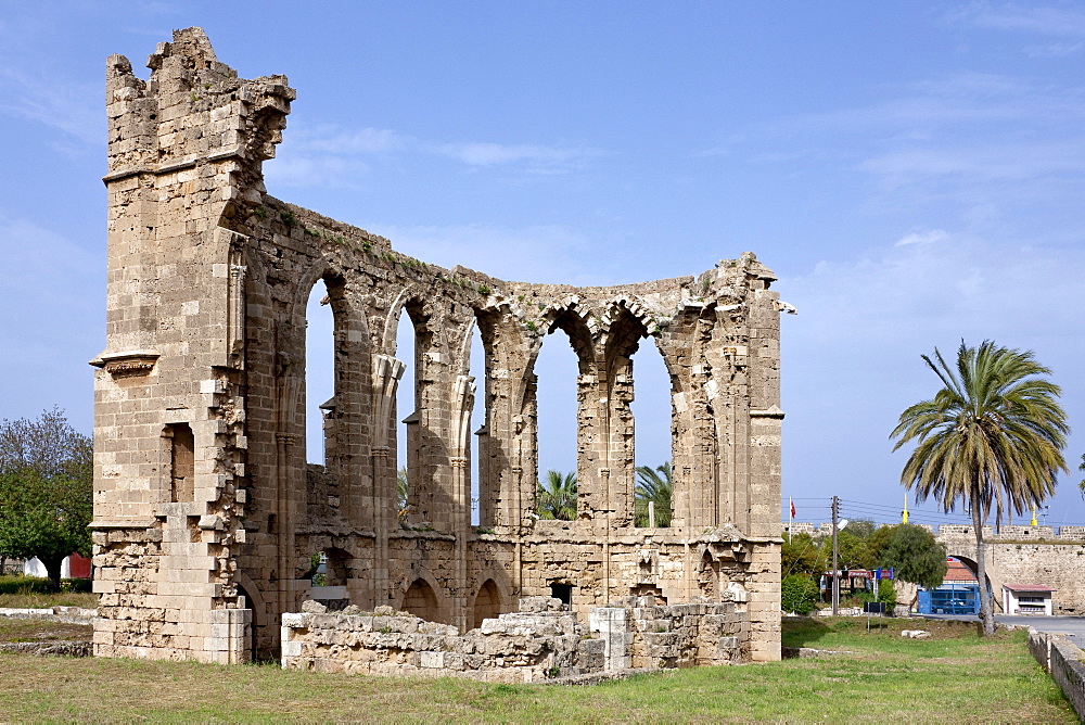 Latinsin St. George Kilisesi church ruins, Famagusta, Northern Cyprus, Turkish, Cyprus and Southern Europe